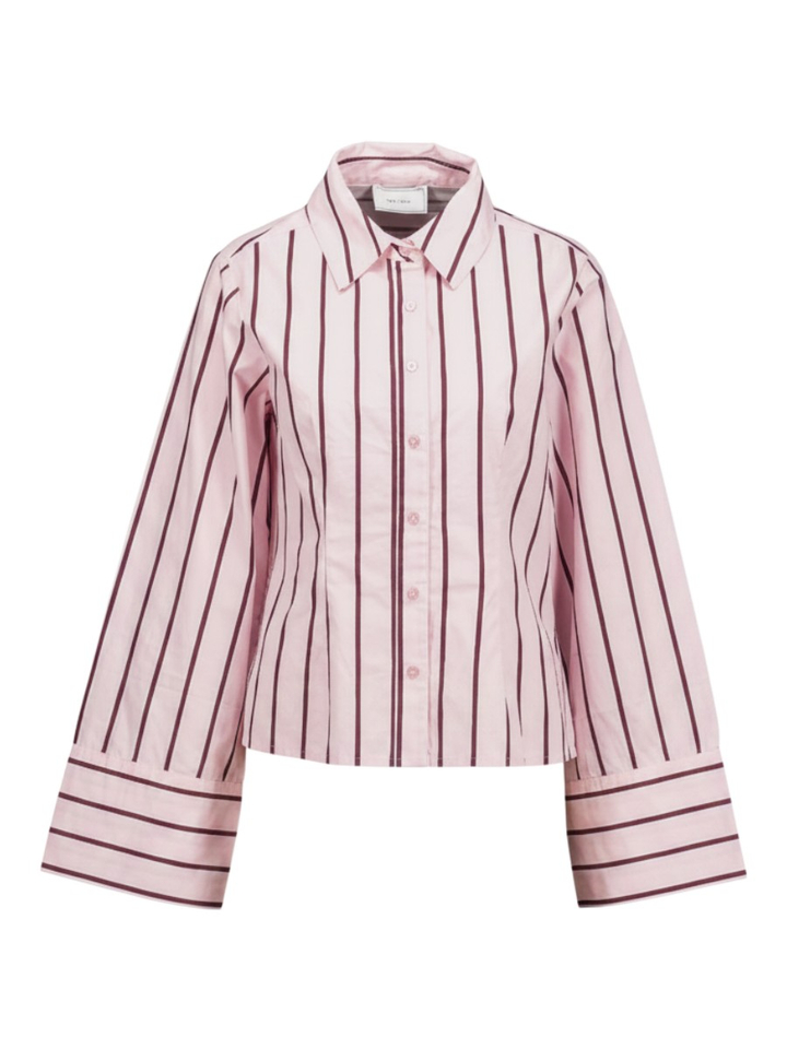 Roze gestreepte bloes Rosa Neo Noir