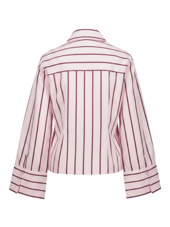 Roze gestreepte bloes Rosa Neo Noir