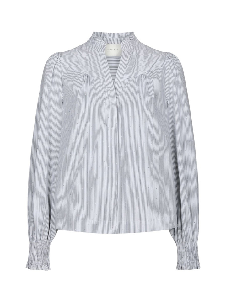 Astrida Stripe Stone Blouse van Neo Noir