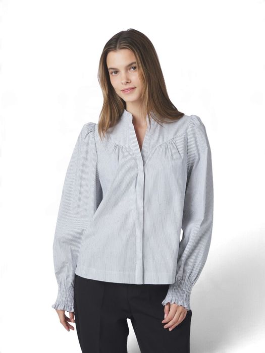 Astrida Stripe Stone Blouse van Neo Noir