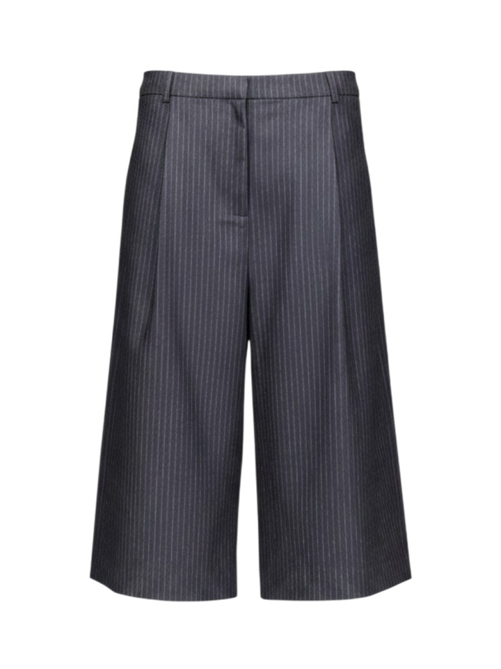 Blauwe gestreepte bermuda Rima Neo Noir