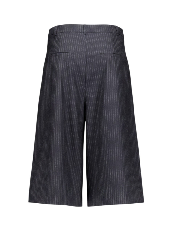 Blauwe gestreepte bermuda Rima Neo Noir