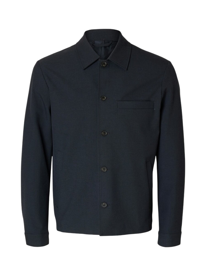 Dnkerblauwe casual blazer Selected