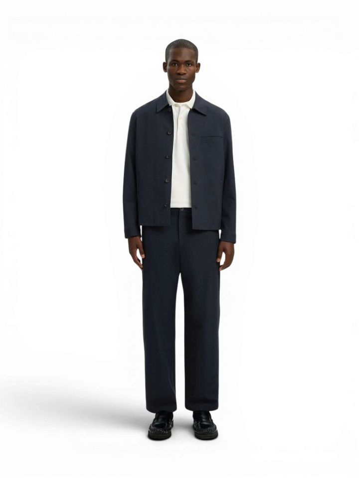 Dnkerblauwe casual blazer Selected