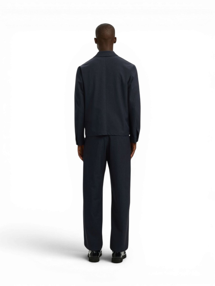 Dnkerblauwe casual blazer Selected