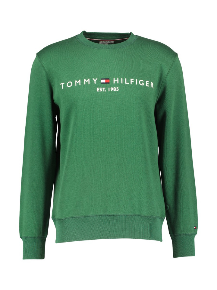 Groene katoenen sweater Tommy Hilfiger 
