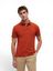 Roestkleurige katoenen polo Tommy Hilfiger 