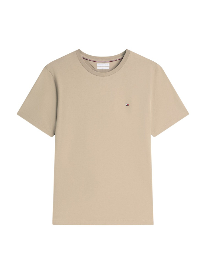 Beige katoenen T-shirt Tommy Hilfiger