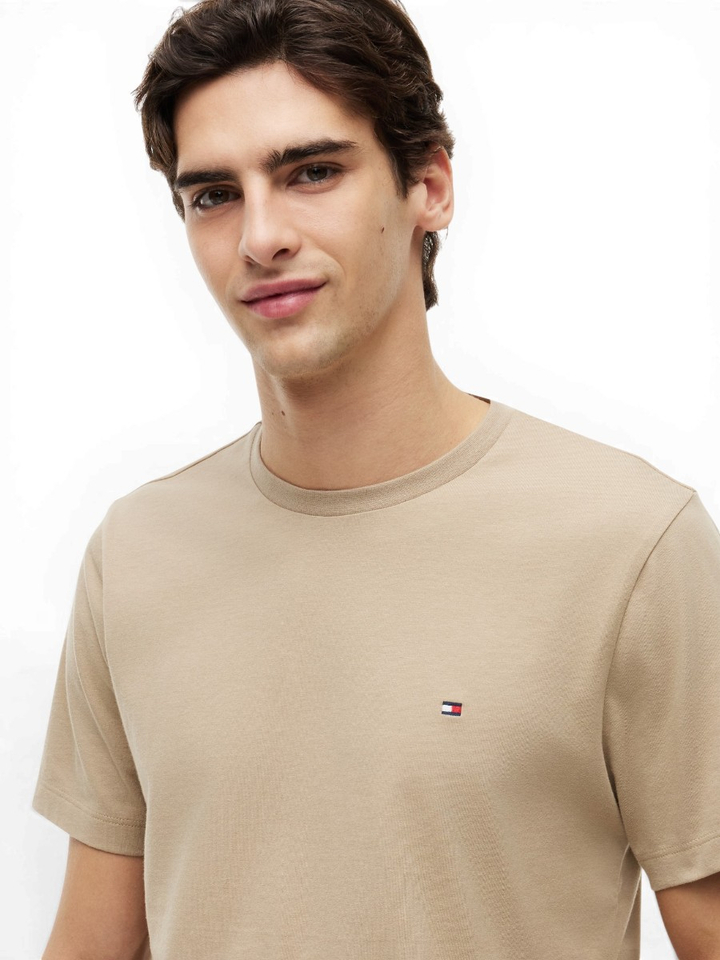 Beige katoenen T-shirt Tommy Hilfiger