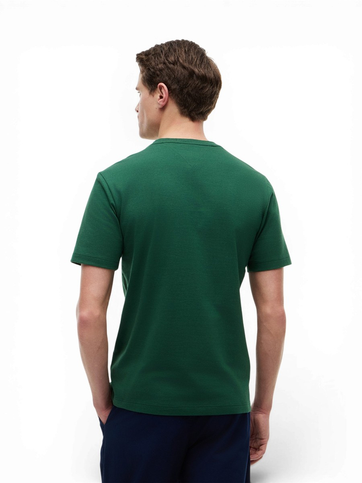 Groene katoenen T-shirt Tommy Hilfiger 