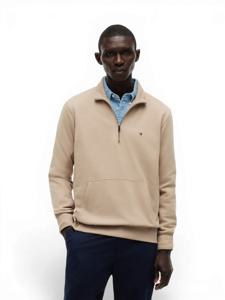 Beige sweater met kraag Tommy Hilfiger 