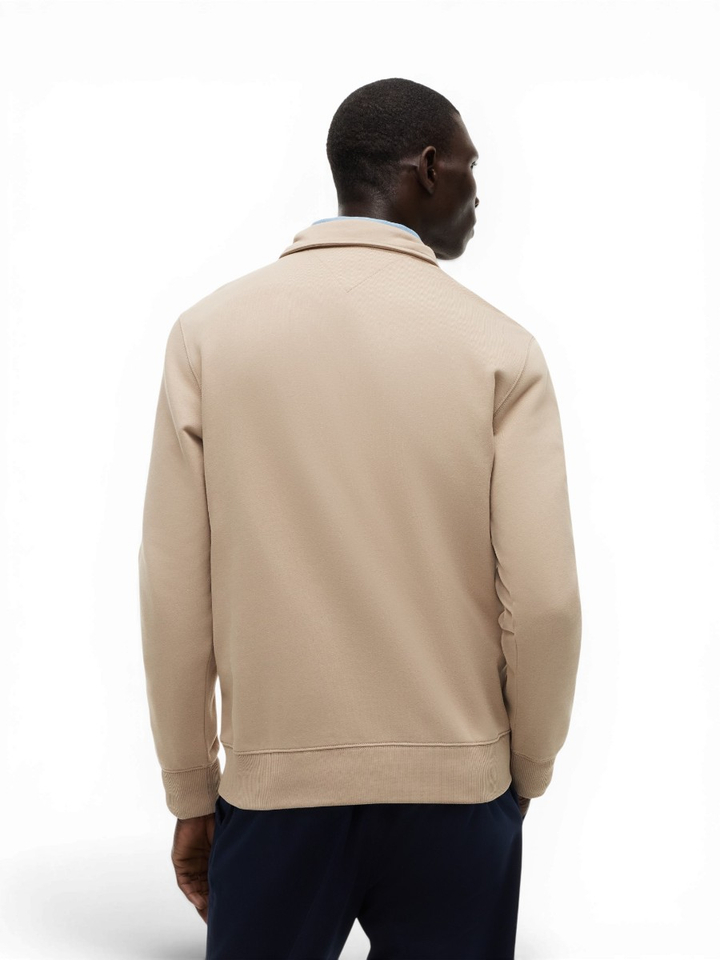Beige sweater met kraag Tommy Hilfiger 