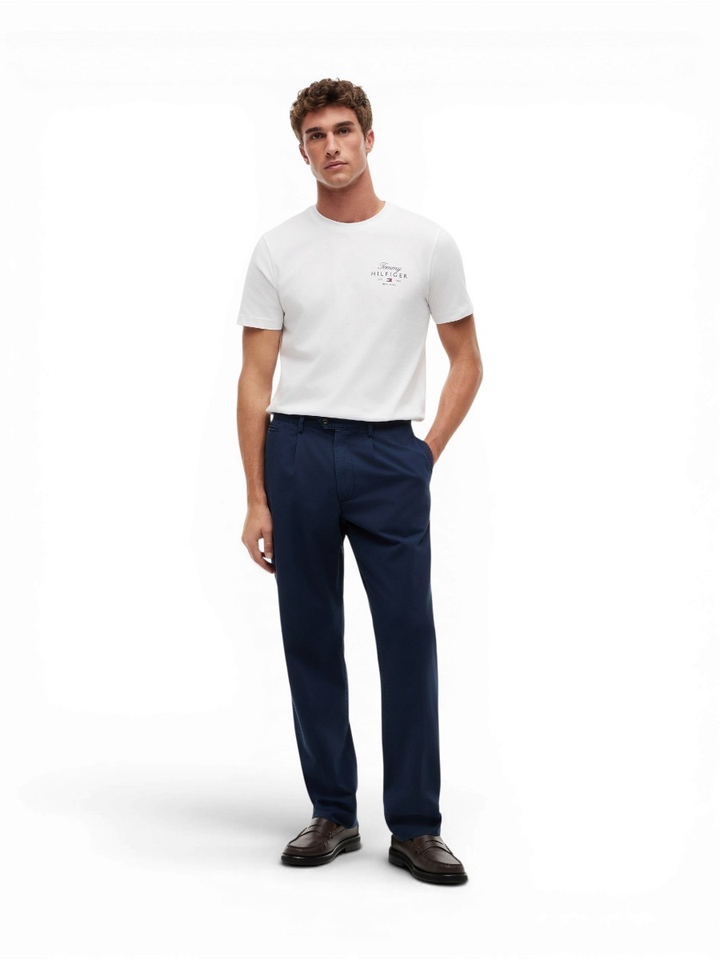 Witte katoenen T-shirt  Tommy Hilfiger 
