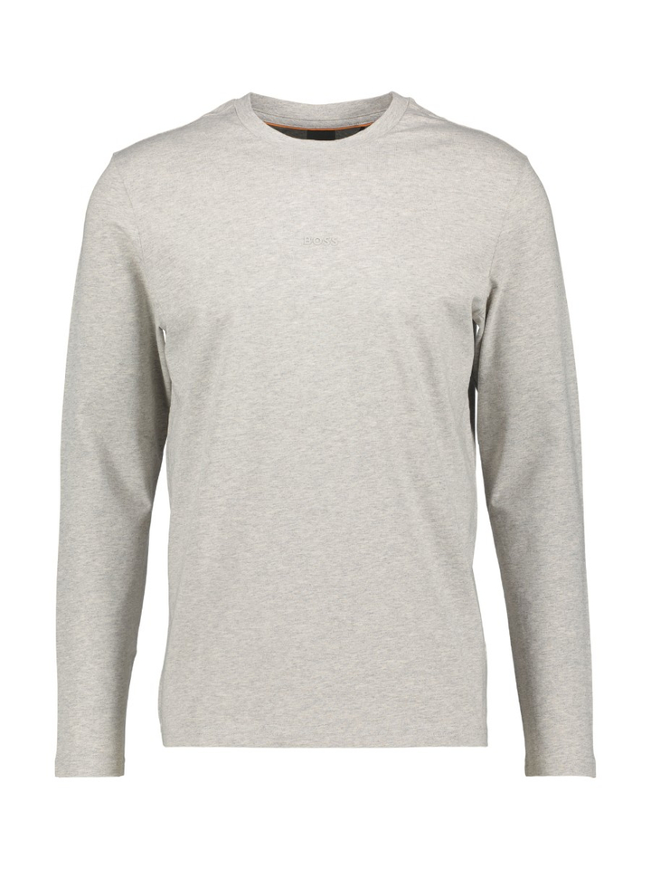 Grijze T-shirt met lange mouwen Hugo Boss
