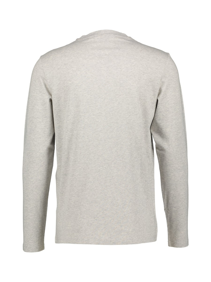Grijze T-shirt met lange mouwen Hugo Boss