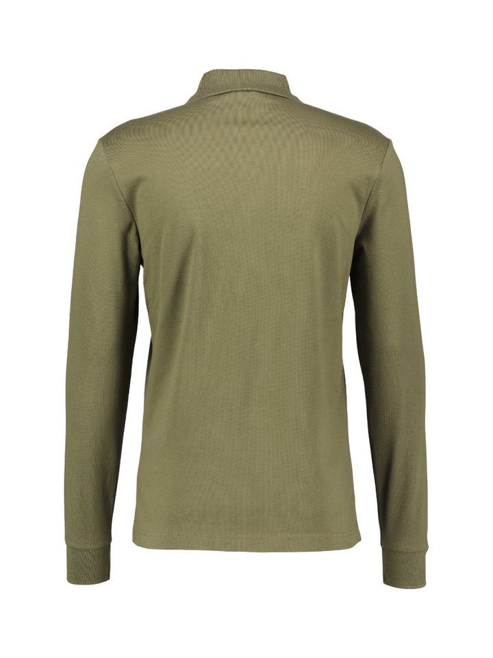 Groene polo met lange mouwen Hugo Boss 