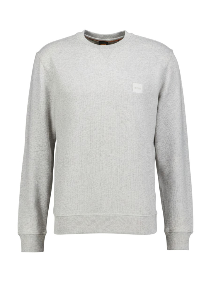 Grijze sweater met logo Westart Hugo Boss