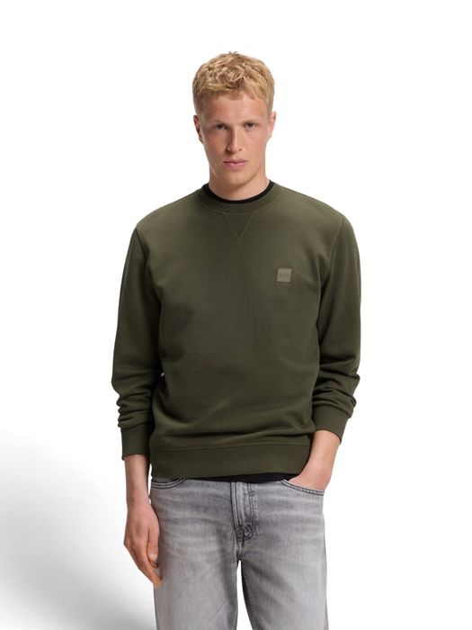 Kaki groene sweater Hugo Boss