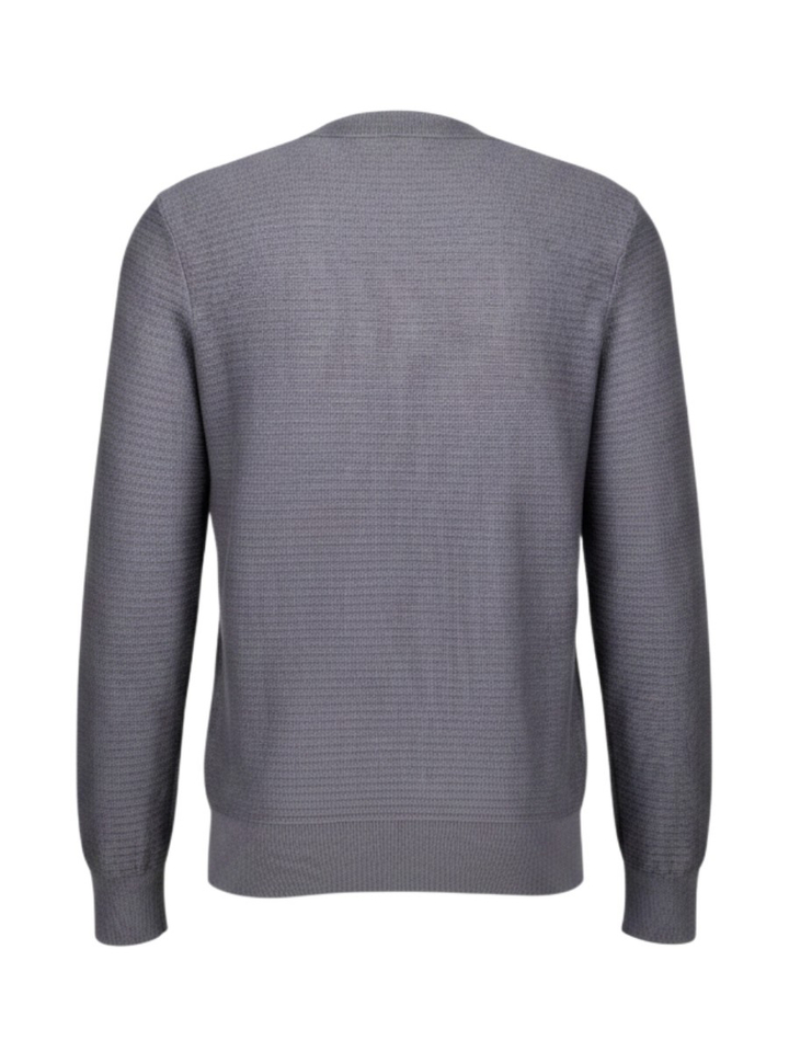 Blauwe trui met ronde hals Boss Orange