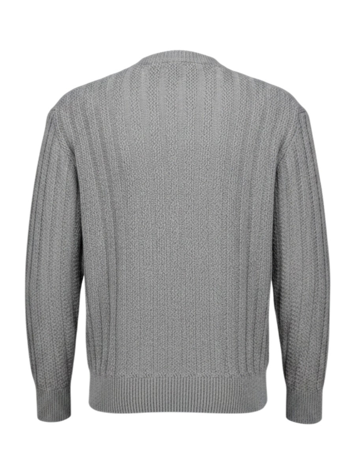 Open grey gebreide trui Arakingo Hugo Boss