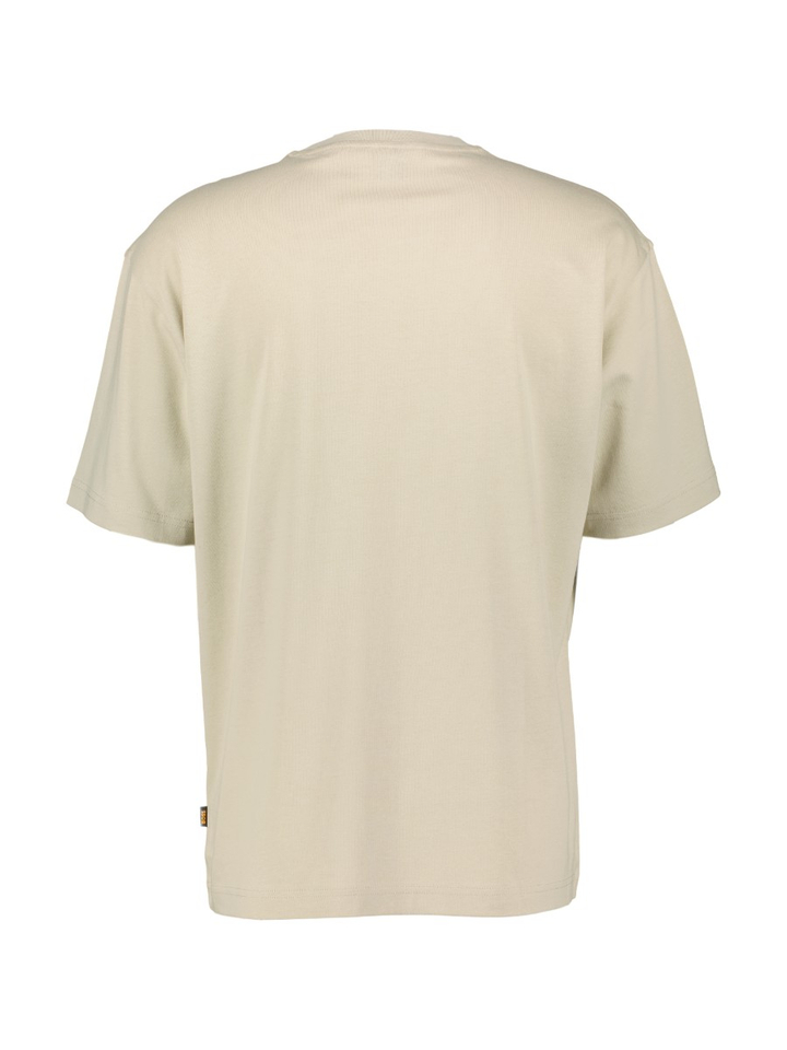 Beige T-shirt met opdruk Hugo Boss