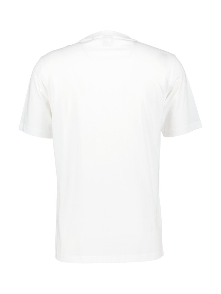Witte katoenen T-shirt Hugo Boss 
