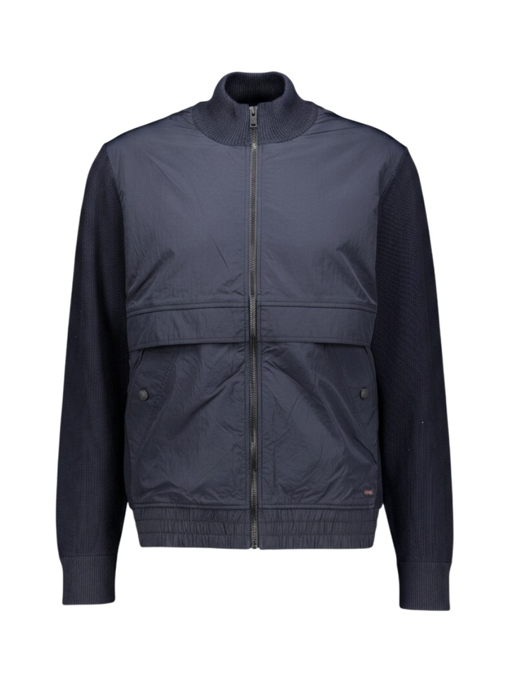 Donkerblauwe jas 