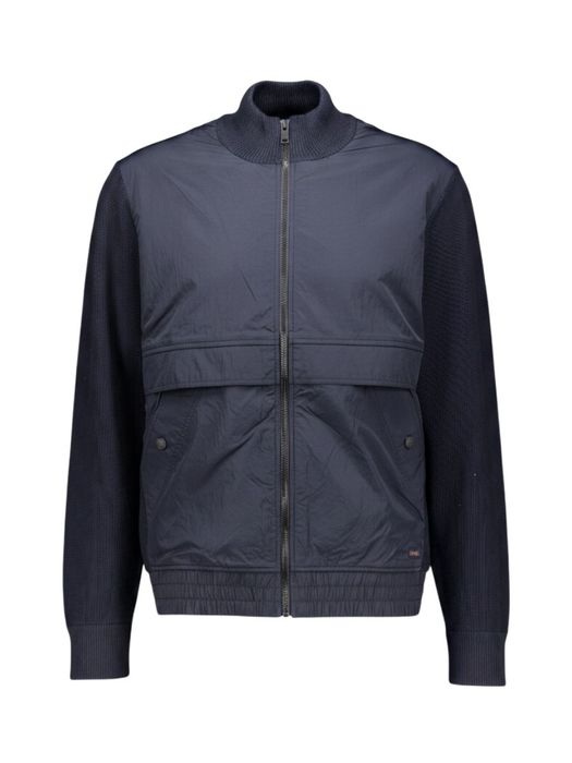 Donkerblauwe jas