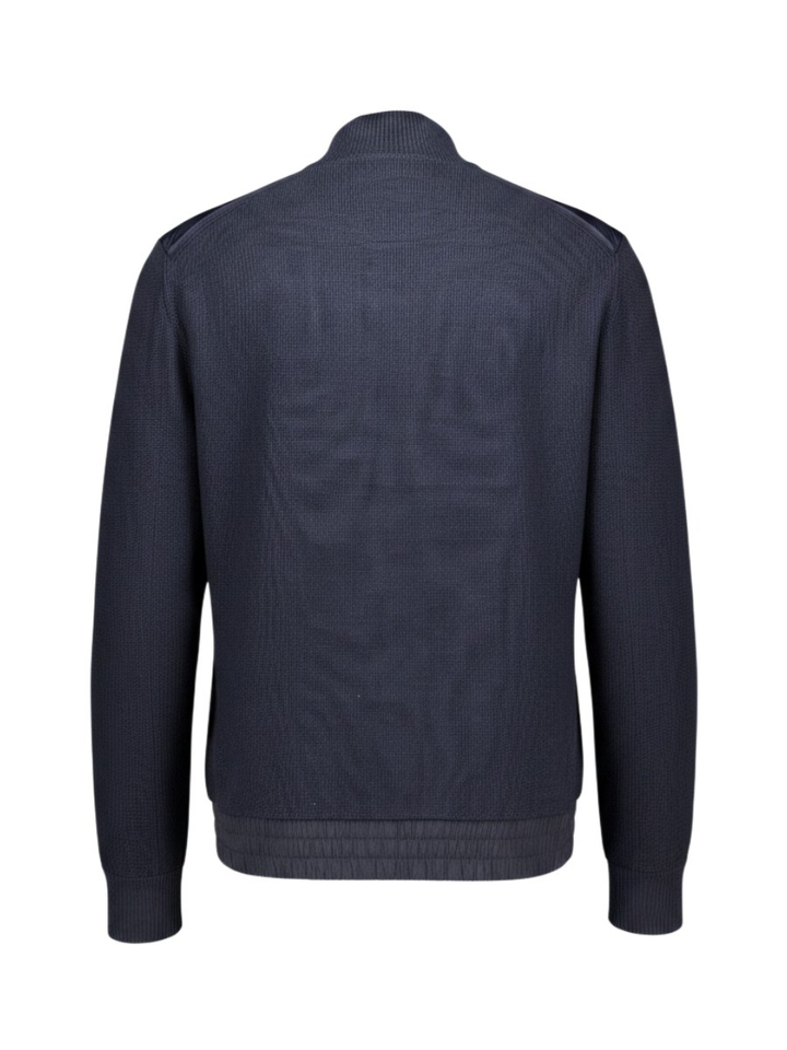 Donkerblauwe jas 