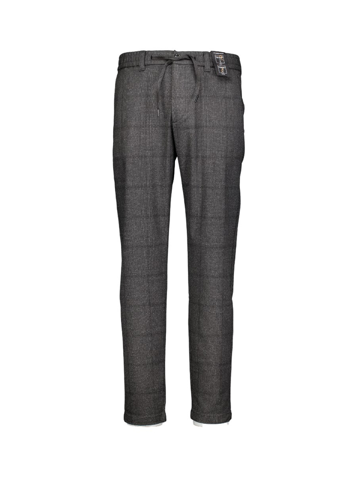 Zwarte broek met geruit motief Hugo Boss