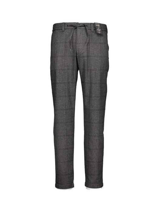 Zwarte broek met geruit motief Hugo Boss