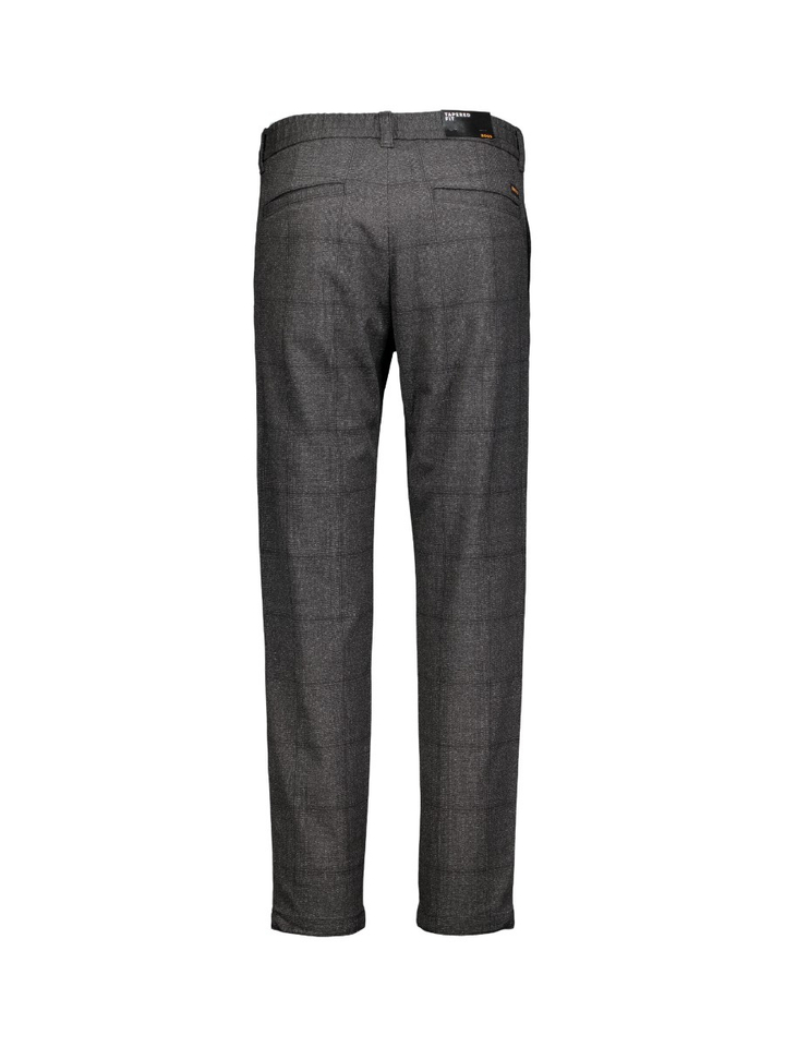 Zwarte broek met geruit motief Hugo Boss