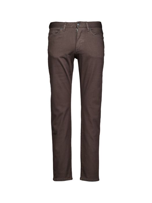 Donkerbruine slim fit broek Hugo Boss