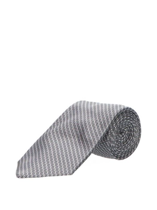 Open grey das in zijde Hugo Boss