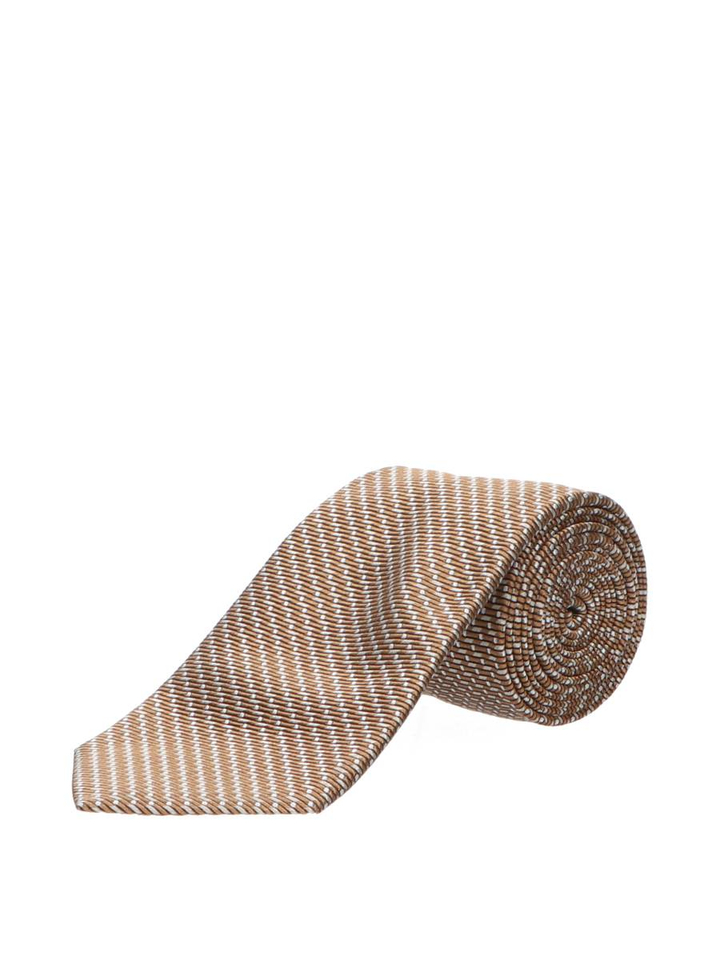Beige das in zijde met motief Hugo Boss 