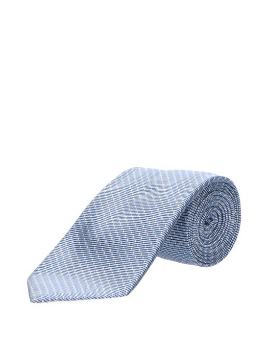 Licht pastel blauwe das in zijde Hugo Boss