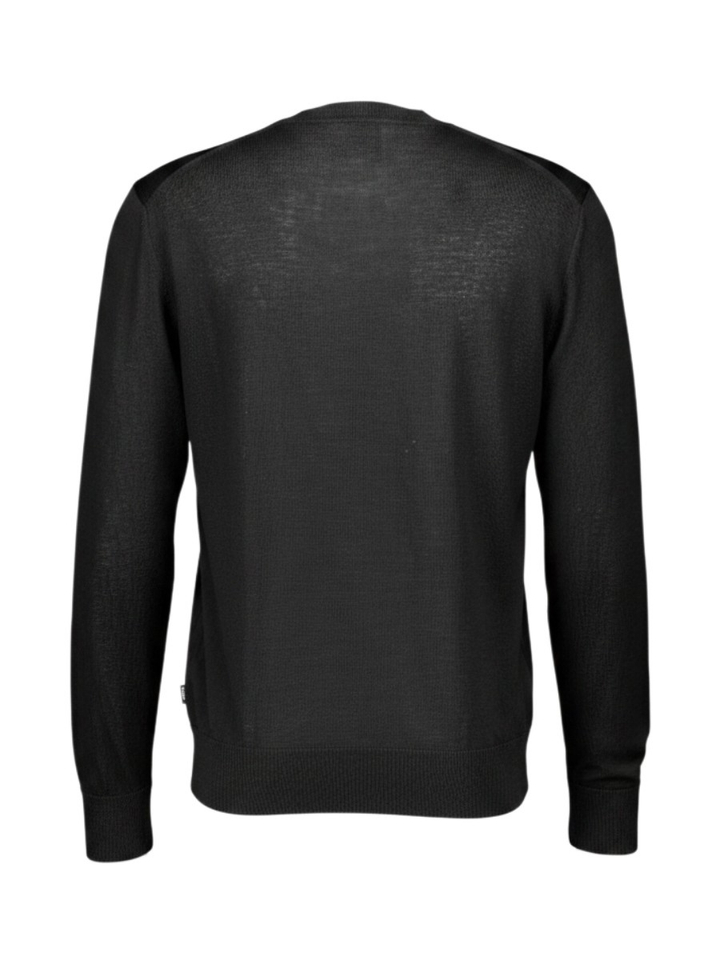 Zwarte trui met ronde hals Hugo Boss 