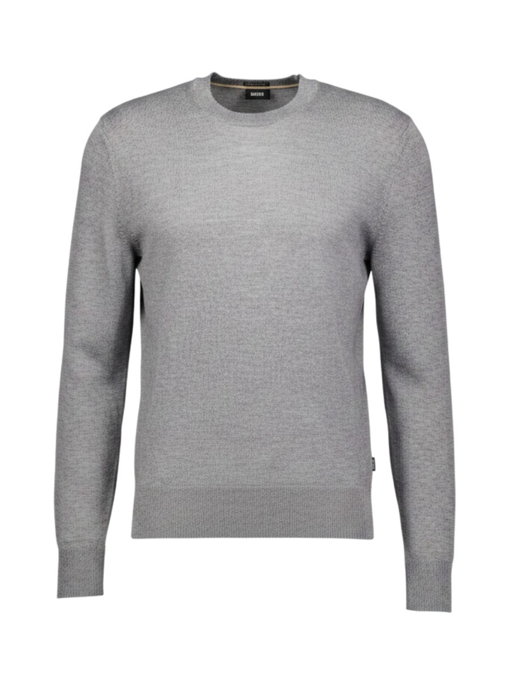 Grijze trui met ronde hals Hugo Boss 
