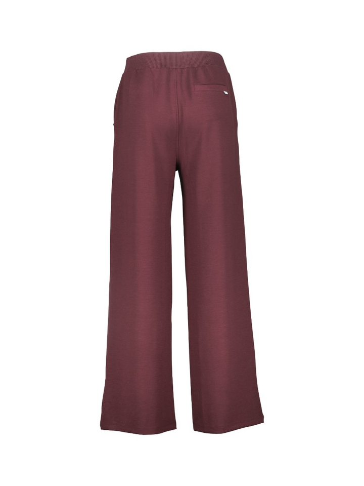 Aubergine comfortabele broek met elastiek Brax 