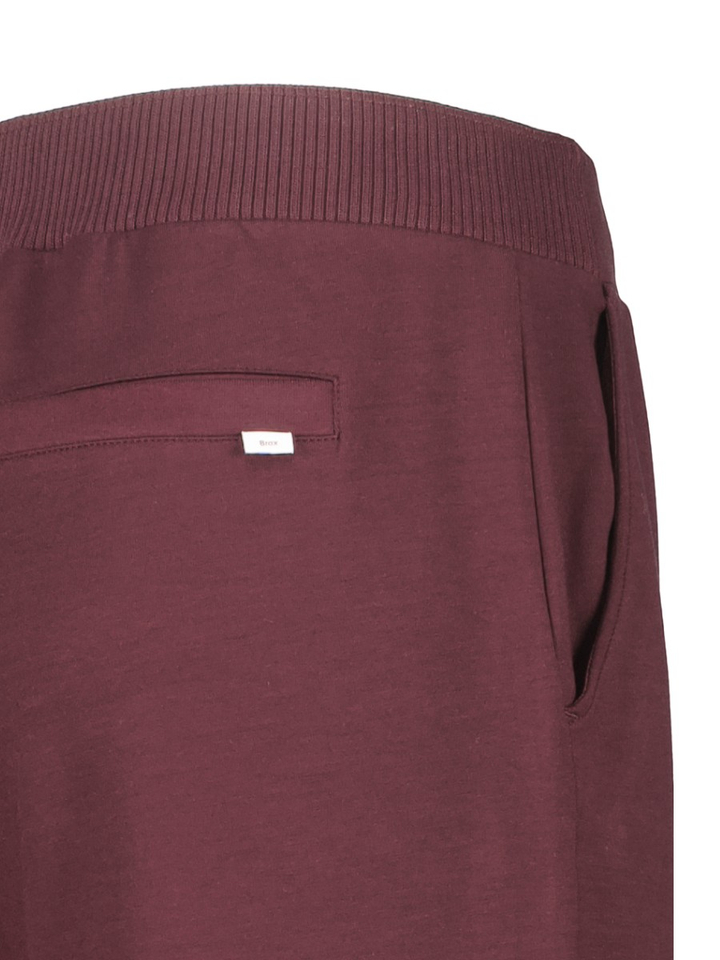 Aubergine comfortabele broek met elastiek Brax 