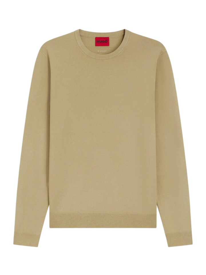 Beige pull met ronde hals San Cody Hugo Red