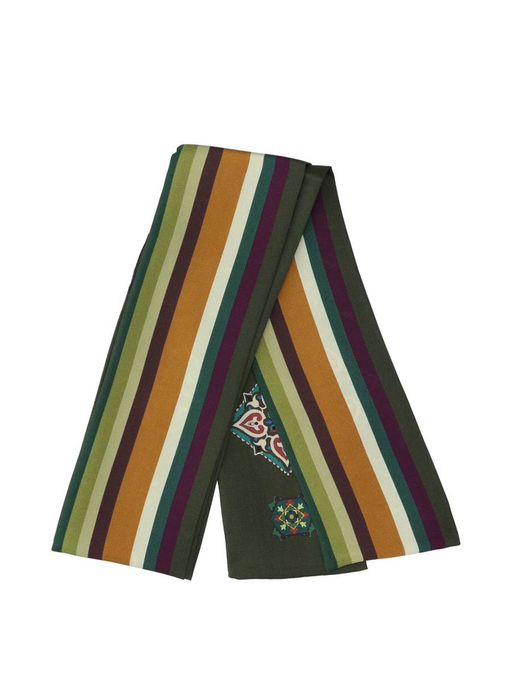 Multicolor fijne gestreepte sjaal Barbieri