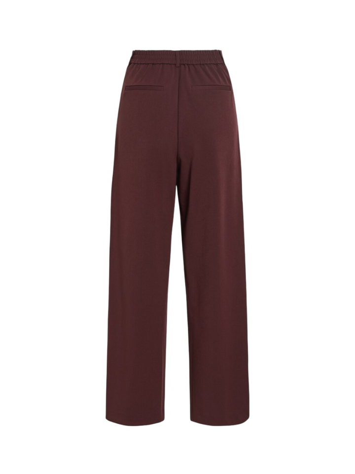 Bordeaux broek met elastiek Vivarone Vila