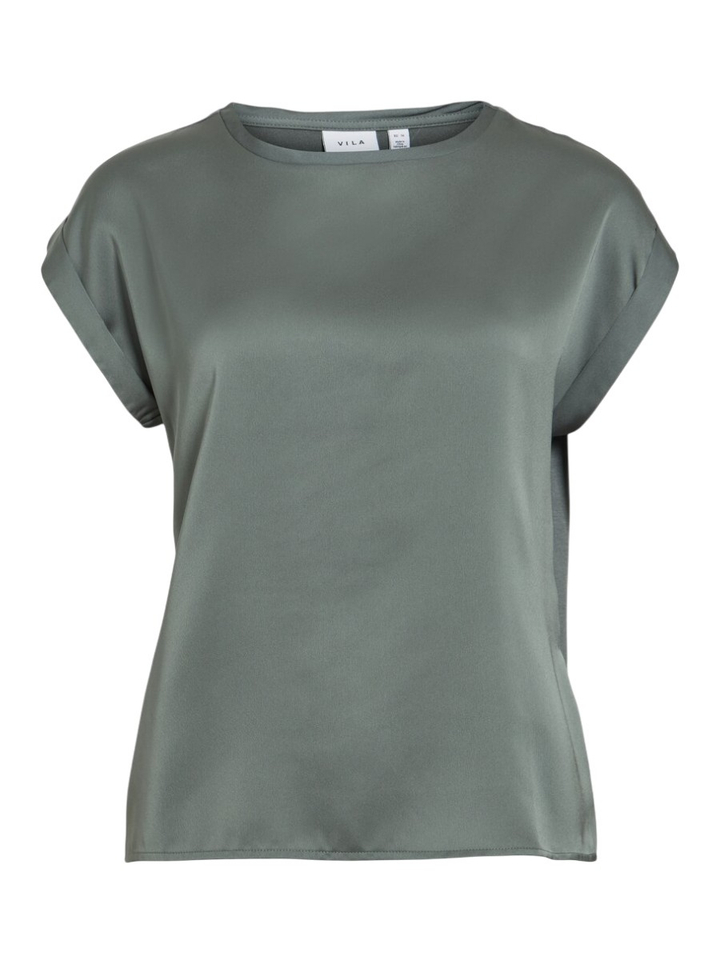 Kaki groene T-shirt Vielette Vila 