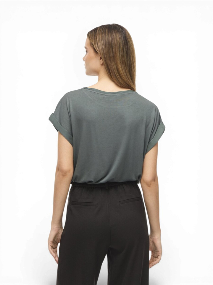 Kaki groene T-shirt Vielette Vila 