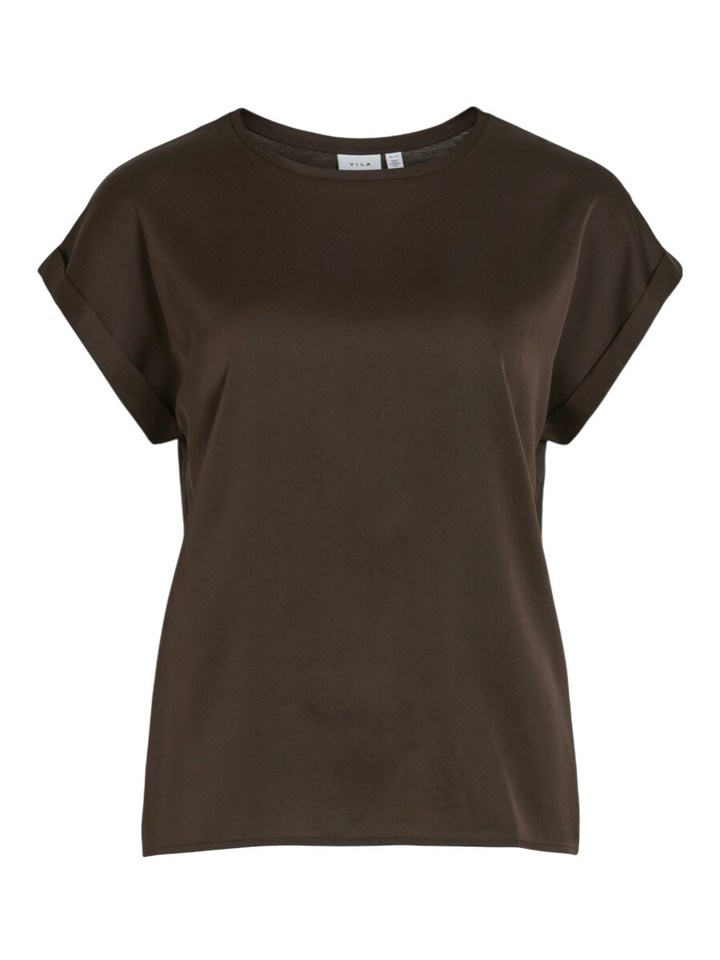Bruine T-shirt Vielette Vila