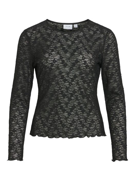 Zwarte top in kant Vifay Vila