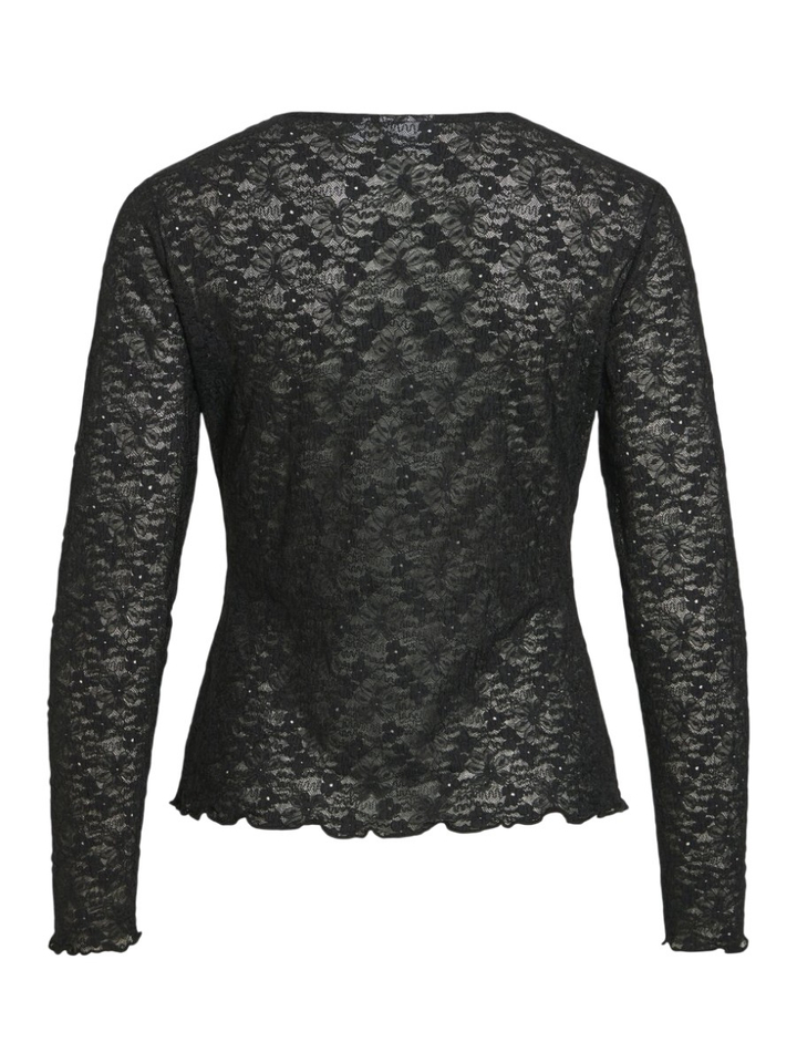 Zwarte top in kant Vifay Vila 