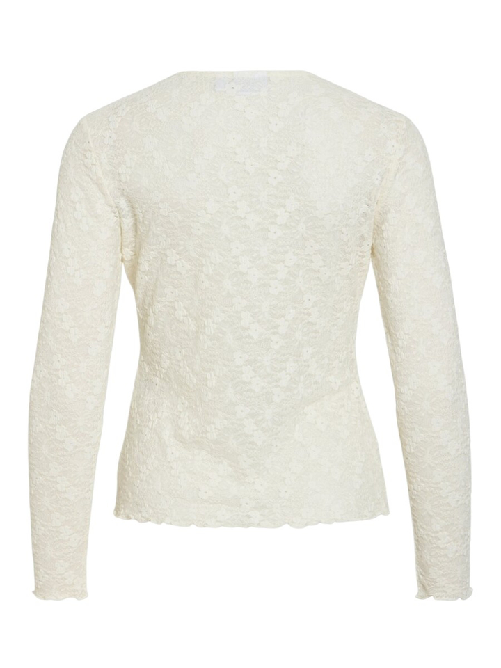 Crèmekleurige top in kant Vifay Vila