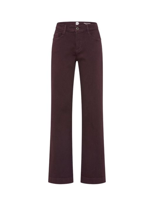 Bordeaux super stretch wide leg broek Brax